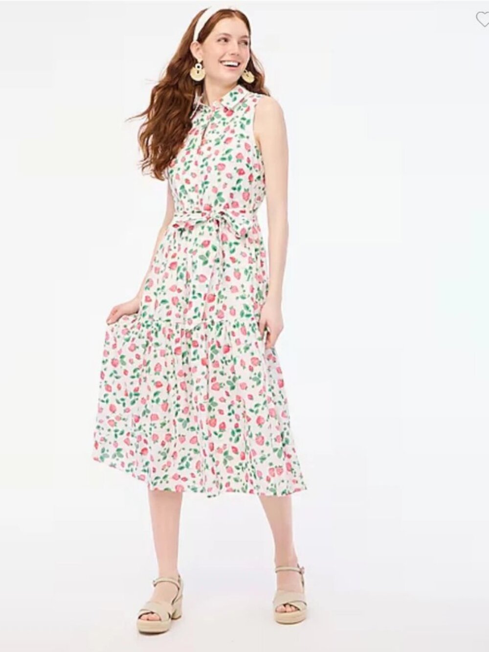 J.Crew Collared Midi Dress, size 2
